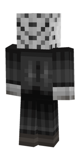 Black skin: body, back render