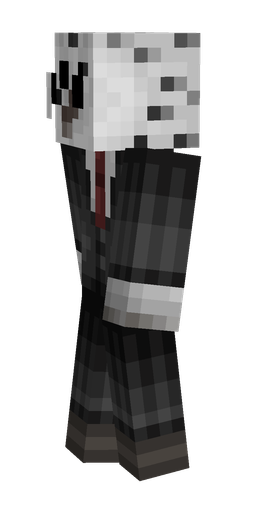 Black skin: body, left side render