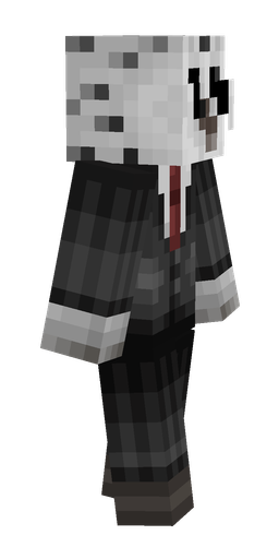 Black skin: body, right side render