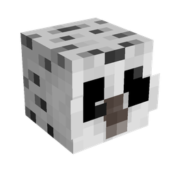 Black skin: head render