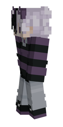 Black skin: body, left side render