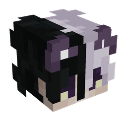 Black skin: head render