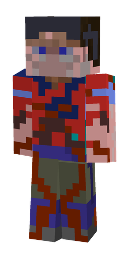Black skin: body, front render