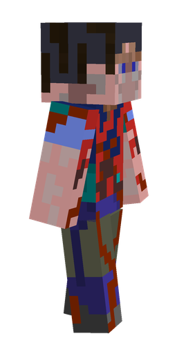 Black skin: body, right side render