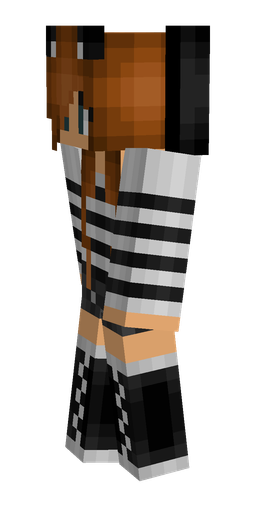 Black skin: body, left side render