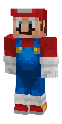 Blue skin: body, front render