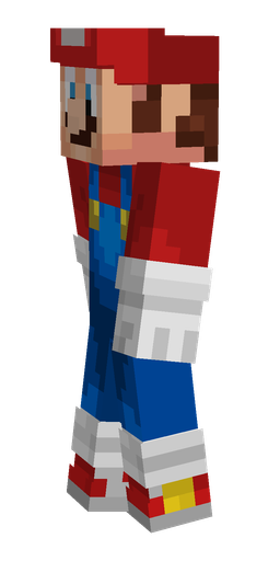 Blue skin: body, left side render
