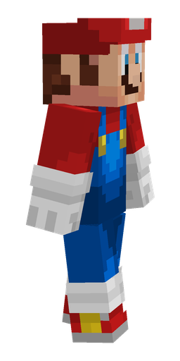 Blue skin: body, right side render
