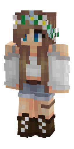 Brown skin: body, front render