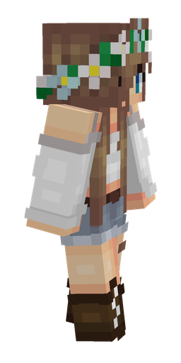 Brown skin: body, right side render