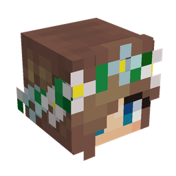 Brown skin: head render