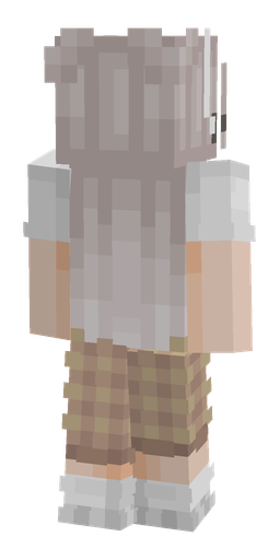 Gray skin: body, back render