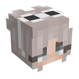 Gray skin: head render