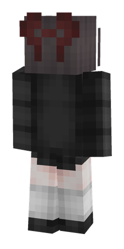 Black skin: body, back render