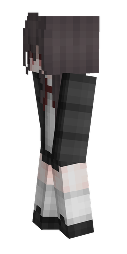 Black skin: body, left side render