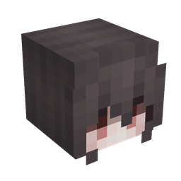 Black skin: head render