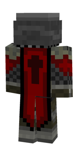 Black skin: body, back render