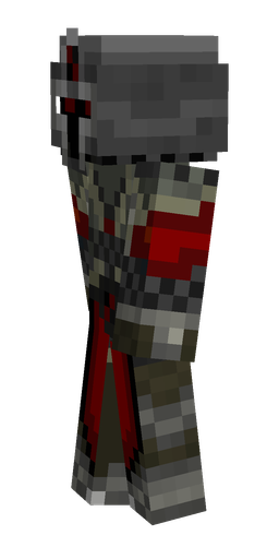 Black skin: body, left side render