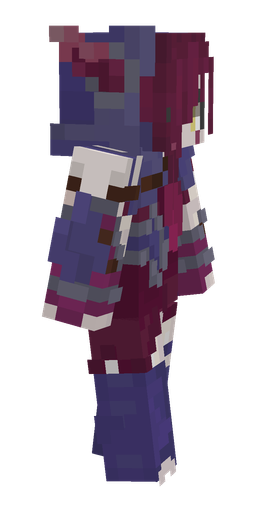 Blue skin: body, right side render