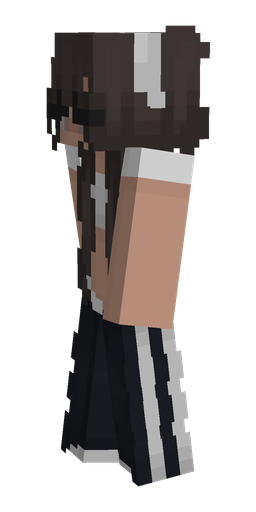 Black skin: body, left side render