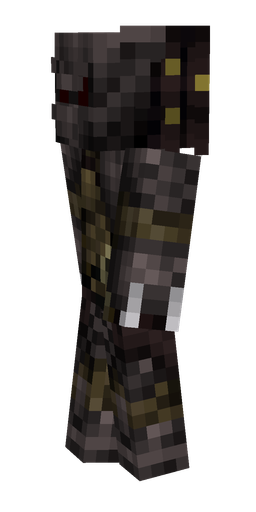 Black skin: body, left side render