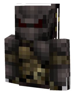 Black skin: bust render