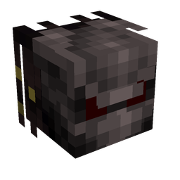 Black skin: head render