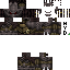 Black skin: raw texture render