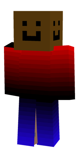 Brown skin: body, back render