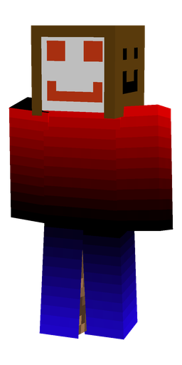 Brown skin: body, front render