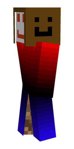 Brown skin: body, left side render