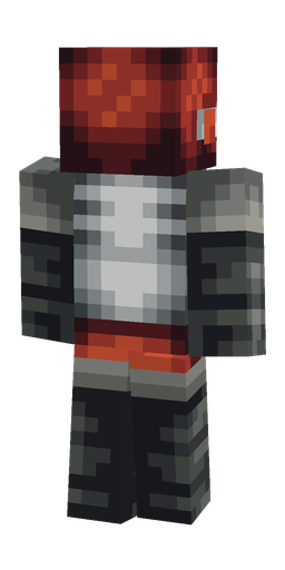 Black skin: body, back render