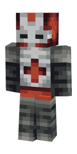 Black skin: body, front render