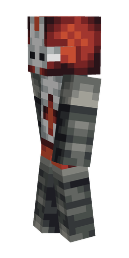 Black skin: body, left side render