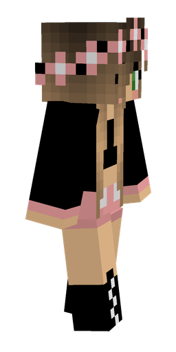 Black skin: body, right side render