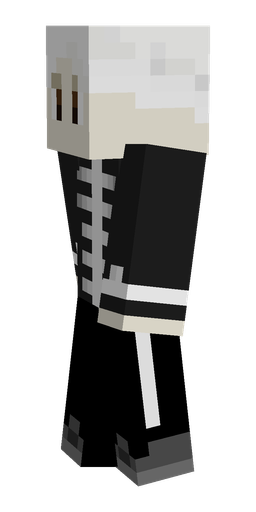 Black skin: body, left side render