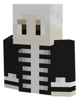 Black skin: bust render