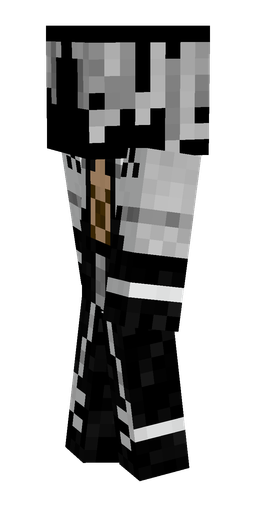 Black skin: body, left side render