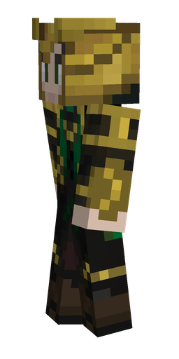 Black skin: body, left side render
