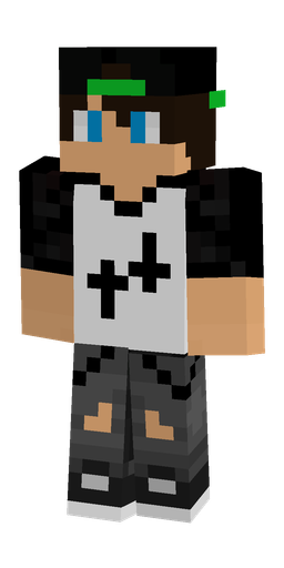 Black skin: body, front render
