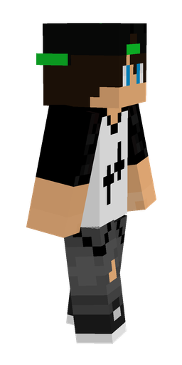 Black skin: body, right side render