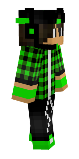 Black skin: body, right side render