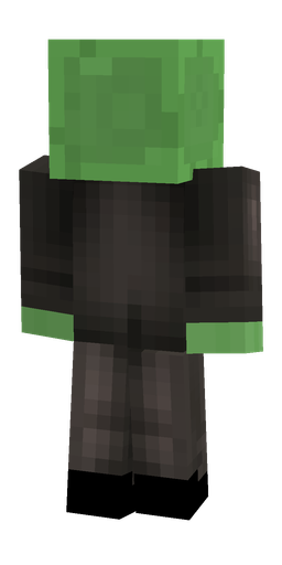 Black skin: body, back render
