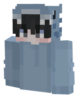 Blue skin: bust render