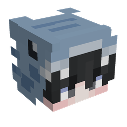Blue skin: head render