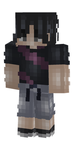 Black skin: body, front render