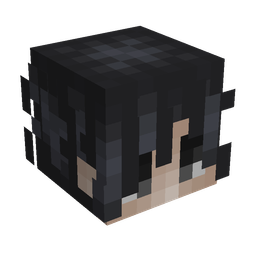 Black skin: head render