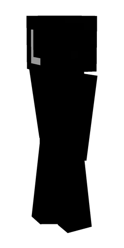 Black skin: body, left side render