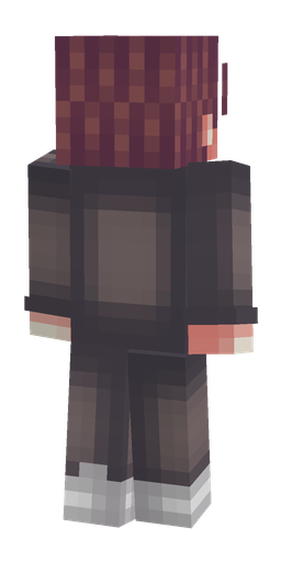 Black skin: body, back render