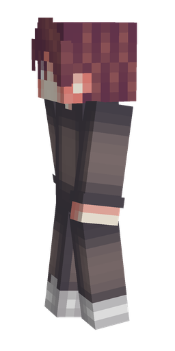 Black skin: body, left side render